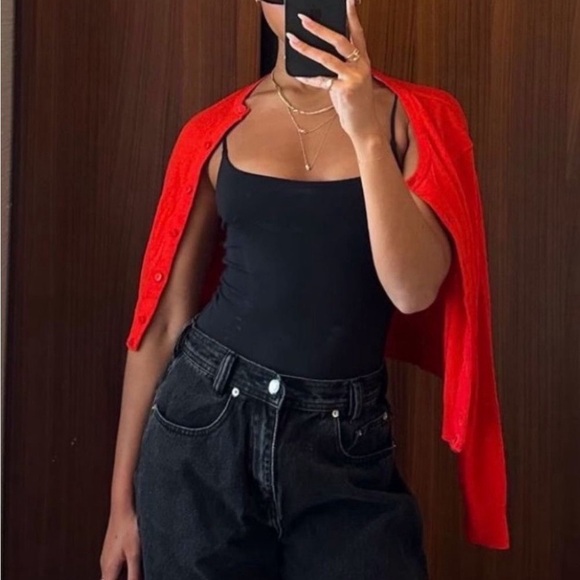 SKIMS Black Cami Bodysuit M - Picture 2 of 8